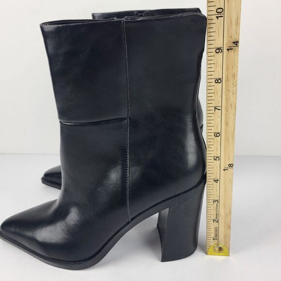 Steve Madden SILVEE Women Boot Bootie Pointed Toe Black Zip Size 10M - Picture 3 of 13